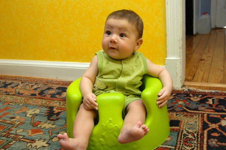 up in the bumbo