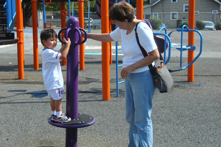 playground with Grandma