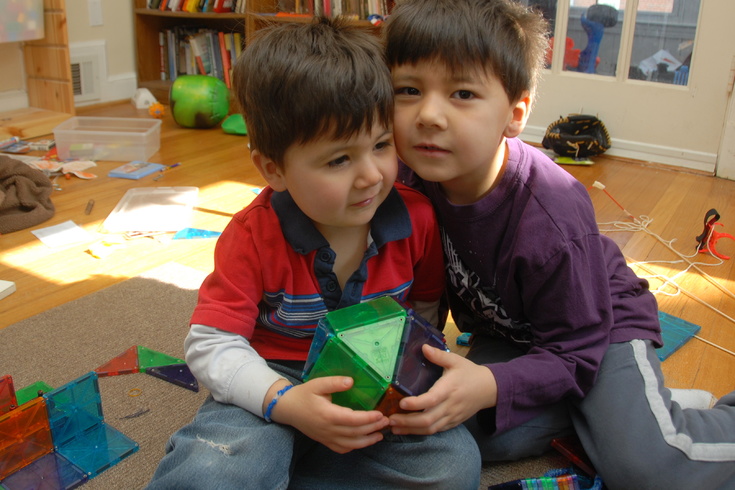 brothers with cuboctahedron