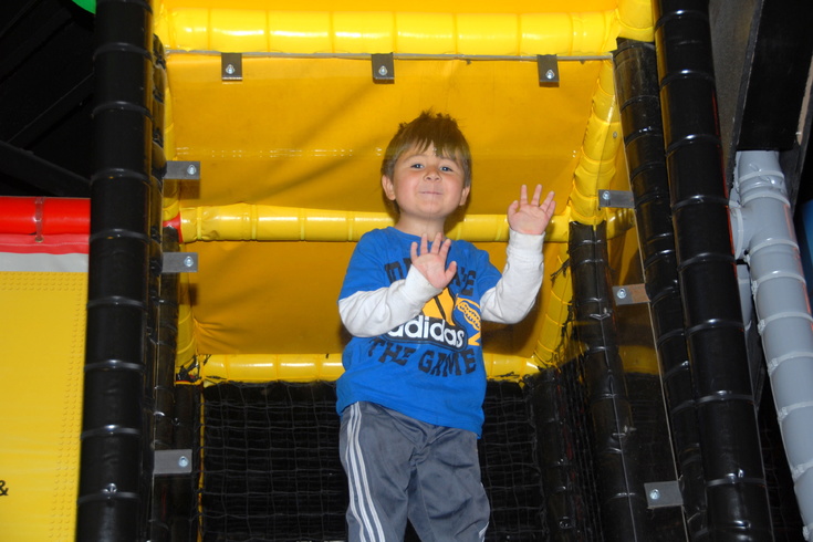 first time in Legoland big play structure