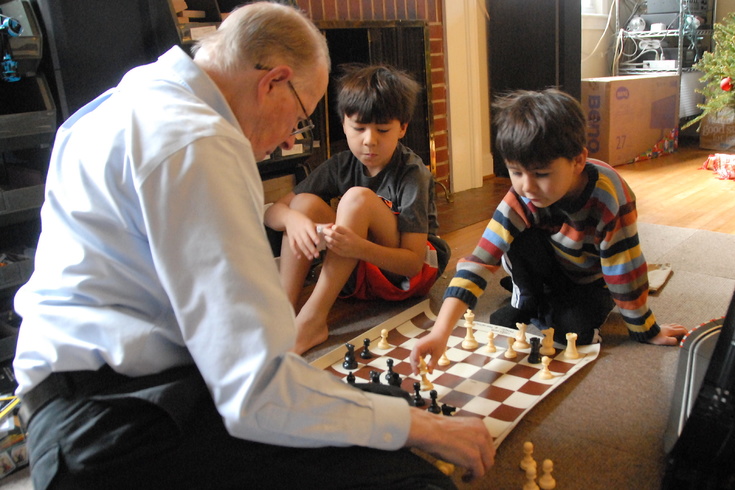 chess with grandpa