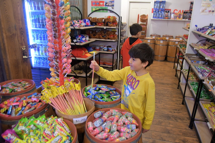 kid in a candy store