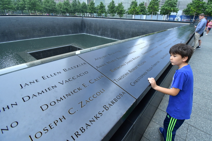 looking at the memorial