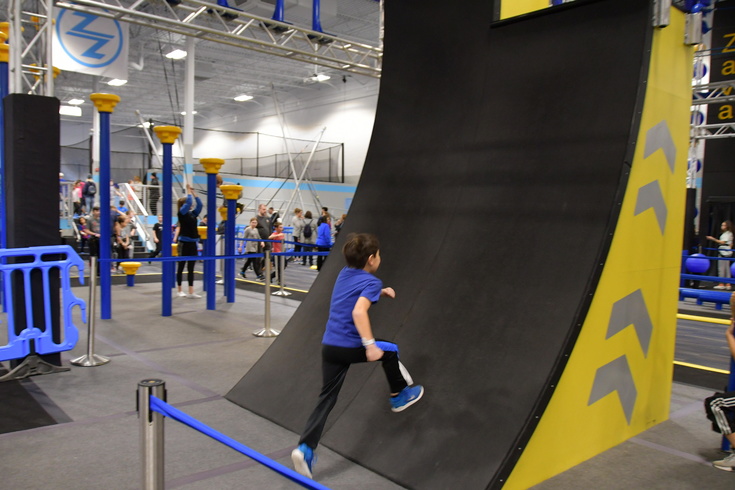 up the warped wall