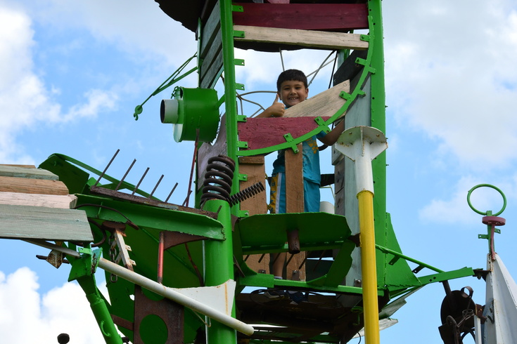 climbable sculpture at Franconia