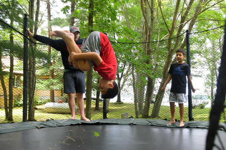 trampoline flip