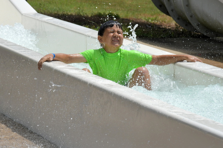 splash down the slide